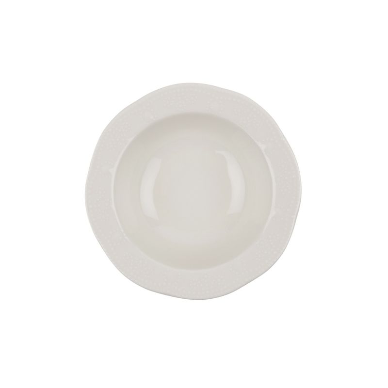 Casa si Gradina - Bucatarie si vesela - Vesela si tacamuri - Vesela pentru servire - Set veselă (24 bucăți) Hermia, porțelan, crem, 710KTP2437 - Infinity.ro