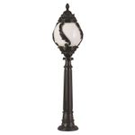 Casa si Gradina - Corpuri si surse de iluminat - Iluminat exterior - Felinare - Lampadar exterior Opviq, acrilic, 110 cm, negru/alb, 685AVN1210 - Infinity.ro