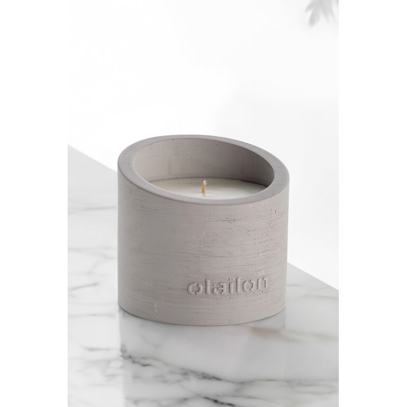 Casa si Gradina - Decoratiuni - Aromaterapie si lumanari - Lumanari si candele - Lumânare Aberto Design, 8 cm, gri, 665CST1116 - Infinity.ro