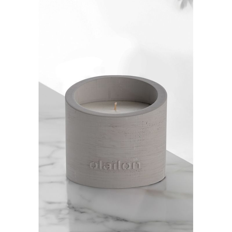 Casa si Gradina - Decoratiuni - Aromaterapie si lumanari - Lumanari si candele - Lumânare Aberto Design, 8 cm, gri, 665CST1116 - Infinity.ro