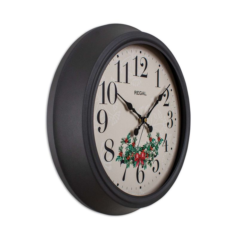 Casa si Gradina - Decoratiuni - Ceasuri - Ceas decorativ metal Wallxpert, metal, 40 x 40 cm, negru, 705RGL1195 - Infinity.ro