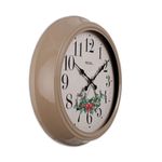 Casa si Gradina - Decoratiuni - Ceasuri - Ceas decorativ metal Wallxpert, metal, 40 x 40 cm, fawn, 705RGL1197 - Infinity.ro
