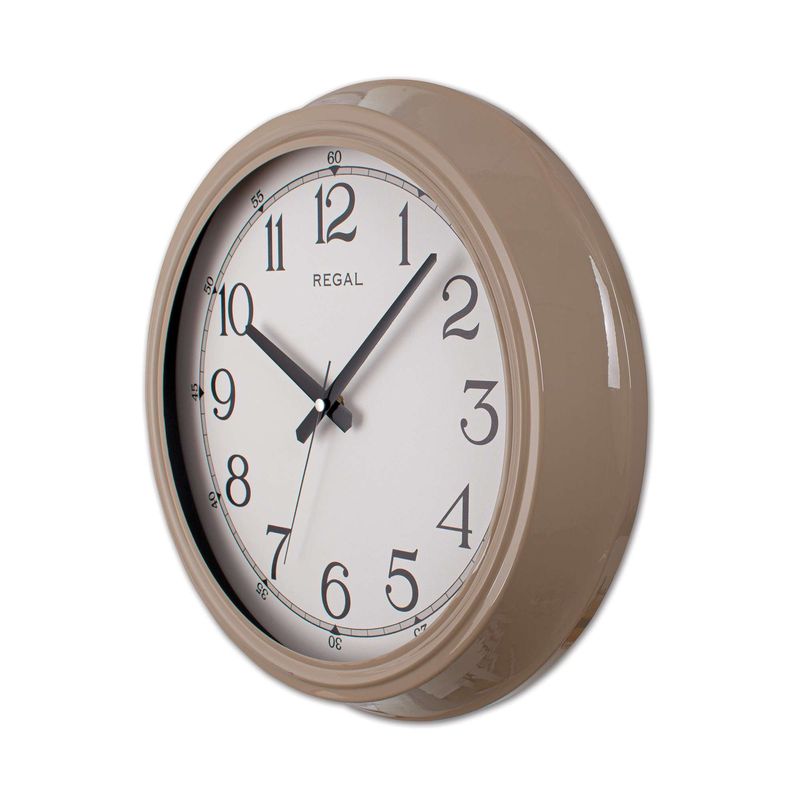 Casa si Gradina - Decoratiuni - Ceasuri - Ceas decorativ metal Wallxpert, metal, 40 x 40 cm, fawn, 705RGL1198 - Infinity.ro