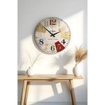 Casa si Gradina - Decoratiuni - Ceasuri - Ceas decorativ MDF Wallxpert, MDF, 50 x 50 cm, multicolor, 889HCL1132 - Infinity.ro