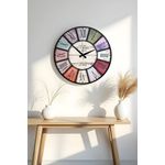 Casa si Gradina - Decoratiuni - Ceasuri - Ceas decorativ MDF Wallxpert, MDF, 50 x 50 cm, multicolor, 889HCL1119 - Infinity.ro
