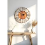 Casa si Gradina - Decoratiuni - Ceasuri - Ceas decorativ MDF Wallxpert, MDF, 50 x 50 cm, multicolor, 889HCL1130 - Infinity.ro