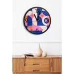 Casa si Gradina - Decoratiuni - Ceasuri - Ceas decorativ MDF Wallxpert, MDF, 36 x 36 x 1 cm, multicolor, 371VST1121 - Infinity.ro