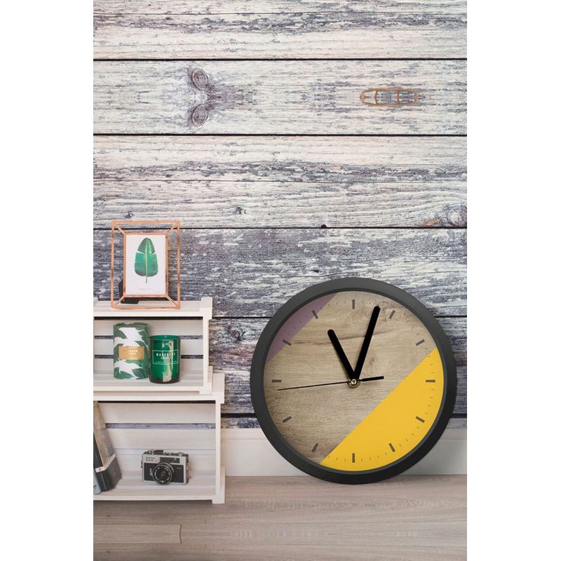 Casa si Gradina - Decoratiuni - Ceasuri - Ceas decorativ MDF Wallxpert, MDF, 36 x 36 x 1 cm, multicolor, 371VST1109 - Infinity.ro