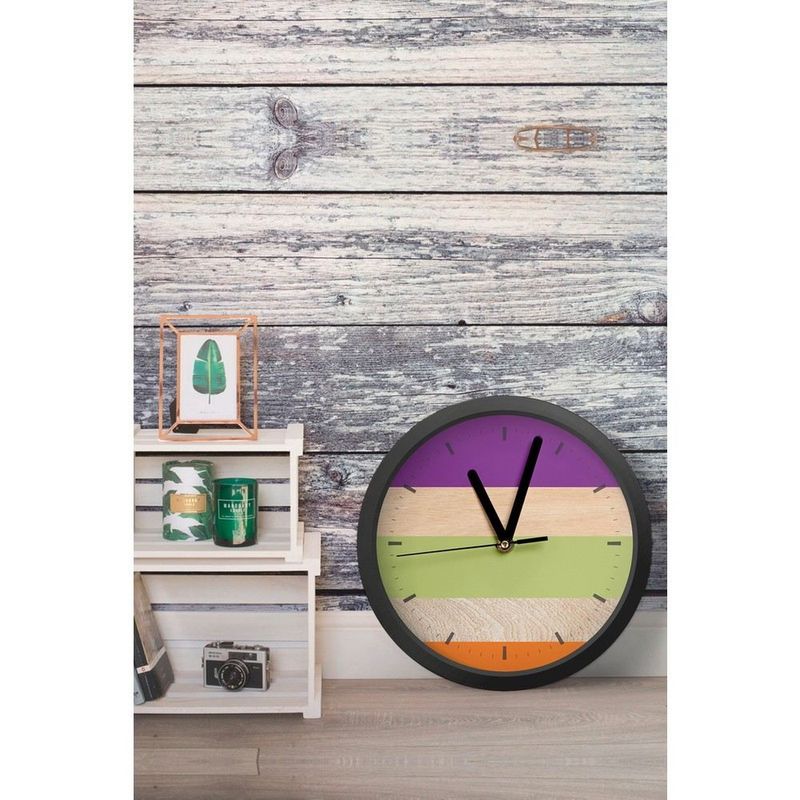 Casa si Gradina - Decoratiuni - Ceasuri - Ceas decorativ MDF Wallxpert, MDF, 36 x 36 x 1 cm, multicolor, 371VST1105 - Infinity.ro