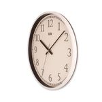 Casa si Gradina - Decoratiuni - Ceasuri - Ceas decorativ perete Wallxpert, sticlă, 30.5 x 30.5 cm, alb, 705RGL1169 - Infinity.ro