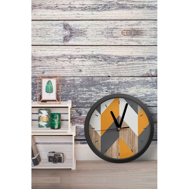 Casa si Gradina - Decoratiuni - Ceasuri - Ceas decorativ MDF Wallxpert, MDF, 36 x 36 x 1 cm, multicolor, 371VST1101 - Infinity.ro