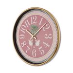 Casa si Gradina - Decoratiuni - Ceasuri - Ceas decorativ perete Wallxpert, sticlă, 30.5 x 30.5 cm, auriu, 705RGL1164 - Infinity.ro