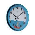 Casa si Gradina - Decoratiuni - Ceasuri - Ceas decorativ perete Wallxpert, sticlă, 30.5 x 30.5 cm, albastru, 705RGL1159 - Infinity.ro