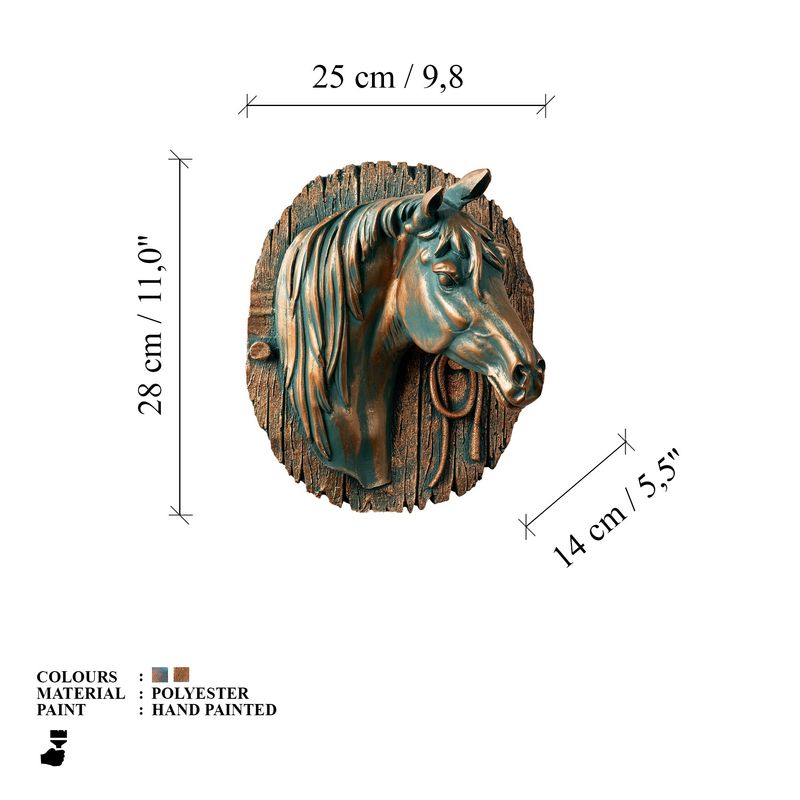 Casa si Gradina - Decoratiuni - Decoratiuni perete - Accesoriu perete decorativ Wallxpert, 100% poliester, 25 x 28 x 14 cm, multicolor, 891TNL3805 - Infinity.ro