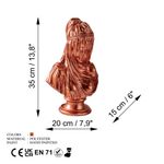 Casa si Gradina - Decoratiuni - Obiecte decorative - Accesorii decorative - Obiect decorativ Aberto Design, 100% poliester, 20 x 15 x 35 cm, cupru, 565TNL1353 - Infinity.ro