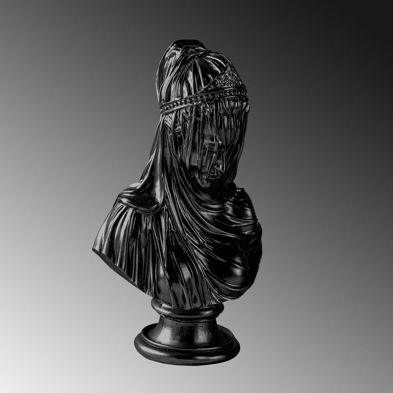 Casa si Gradina - Decoratiuni - Obiecte decorative - Accesorii decorative - Obiect decorativ Aberto Design, 100% poliester, 20 x 15 x 35 cm, negru, 565TNL1355 - Infinity.ro