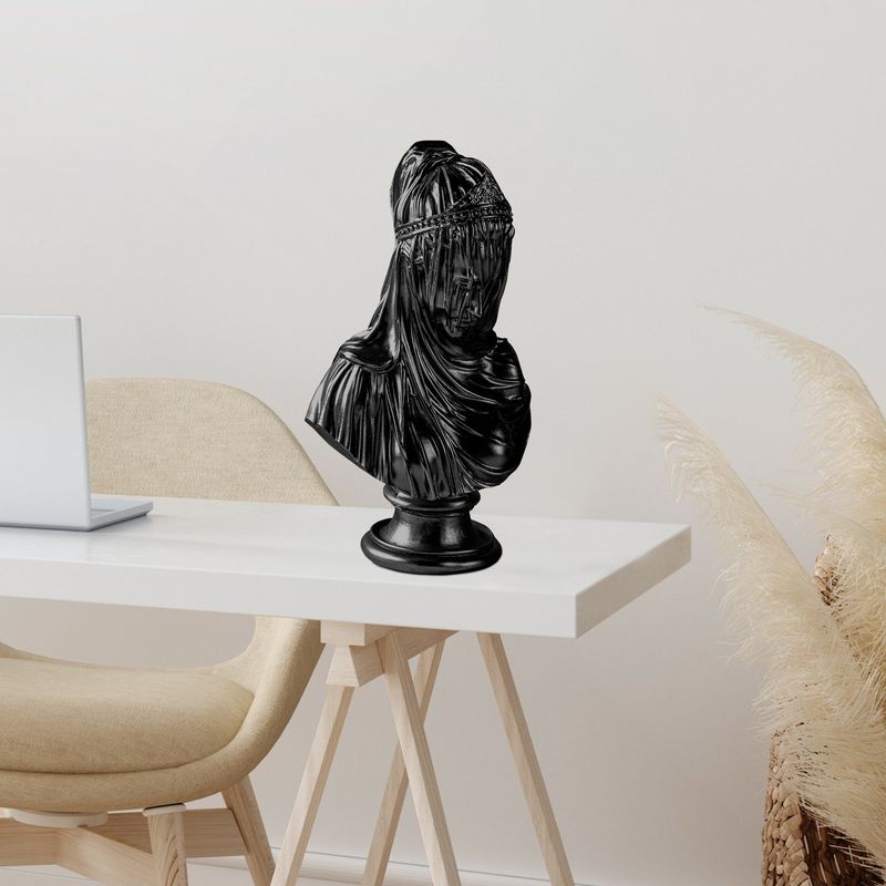 Casa si Gradina - Decoratiuni - Obiecte decorative - Accesorii decorative - Obiect decorativ Aberto Design, 100% poliester, 20 x 15 x 35 cm, negru, 565TNL1355 - Infinity.ro
