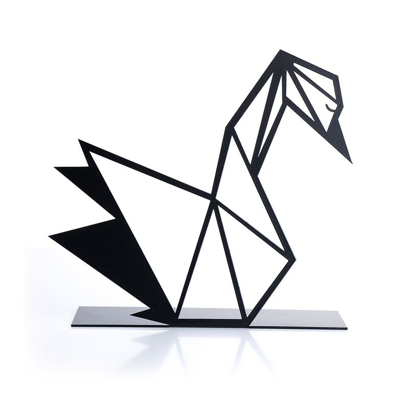 Casa si Gradina - Decoratiuni - Obiecte decorative - Accesorii decorative - Obiect decorativ Aberto Design, metal, 20 x 15 cm, negru, 901LMN1112 - Infinity.ro