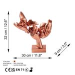 Casa si Gradina - Decoratiuni - Obiecte decorative - Accesorii decorative - Obiect decorativ Aberto Design, 100% poliester, 30 x 9 x 32 cm, cupru, 565TNL1333 - Infinity.ro