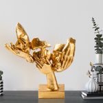 Casa si Gradina - Decoratiuni - Obiecte decorative - Accesorii decorative - Obiect decorativ Aberto Design, 100% poliester, 30 x 9 x 32 cm, auriu, 565TNL1332 - Infinity.ro