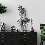 Casa si Gradina - Decoratiuni - Obiecte decorative - Accesorii decorative - Obiect decorativ Aberto Design, 100% poliester, 30 x 23 x 35 cm, argintiu, 565TNL1350 - Infinity.ro