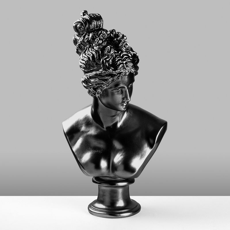 Casa si Gradina - Decoratiuni - Obiecte decorative - Accesorii decorative - Obiect decorativ Aberto Design, 100% poliester, 30 x 23 x 35 cm, negru, 565TNL1351 - Infinity.ro