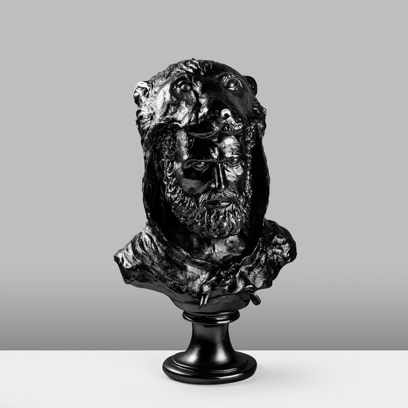 Casa si Gradina - Decoratiuni - Obiecte decorative - Accesorii decorative - Obiect decorativ Aberto Design, 100% poliester, 30 x 22 x 49 cm, negru, 565TNL1363 - Infinity.ro