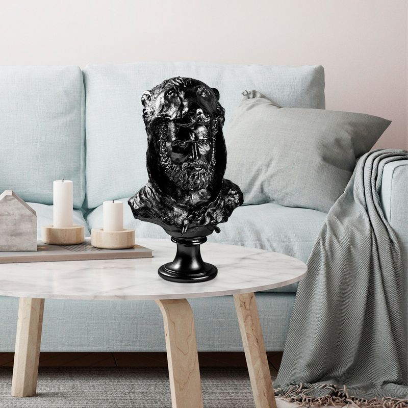Casa si Gradina - Decoratiuni - Obiecte decorative - Accesorii decorative - Obiect decorativ Aberto Design, 100% poliester, 30 x 22 x 49 cm, negru, 565TNL1363 - Infinity.ro