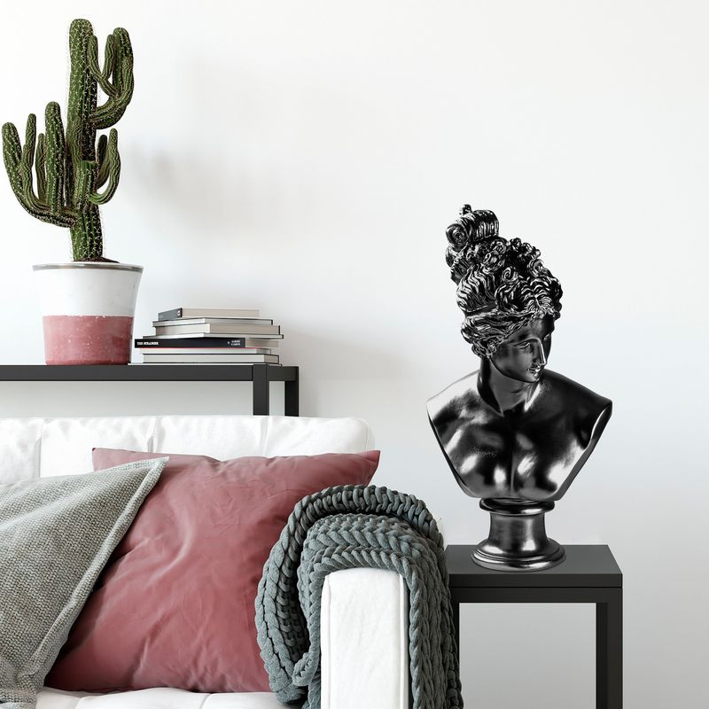 Casa si Gradina - Decoratiuni - Obiecte decorative - Accesorii decorative - Obiect decorativ Aberto Design, 100% poliester, 30 x 23 x 35 cm, negru, 565TNL1351 - Infinity.ro