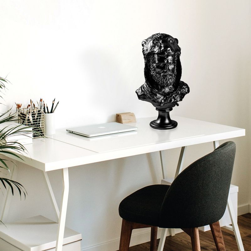 Casa si Gradina - Decoratiuni - Obiecte decorative - Accesorii decorative - Obiect decorativ Aberto Design, 100% poliester, 30 x 22 x 49 cm, negru, 565TNL1363 - Infinity.ro