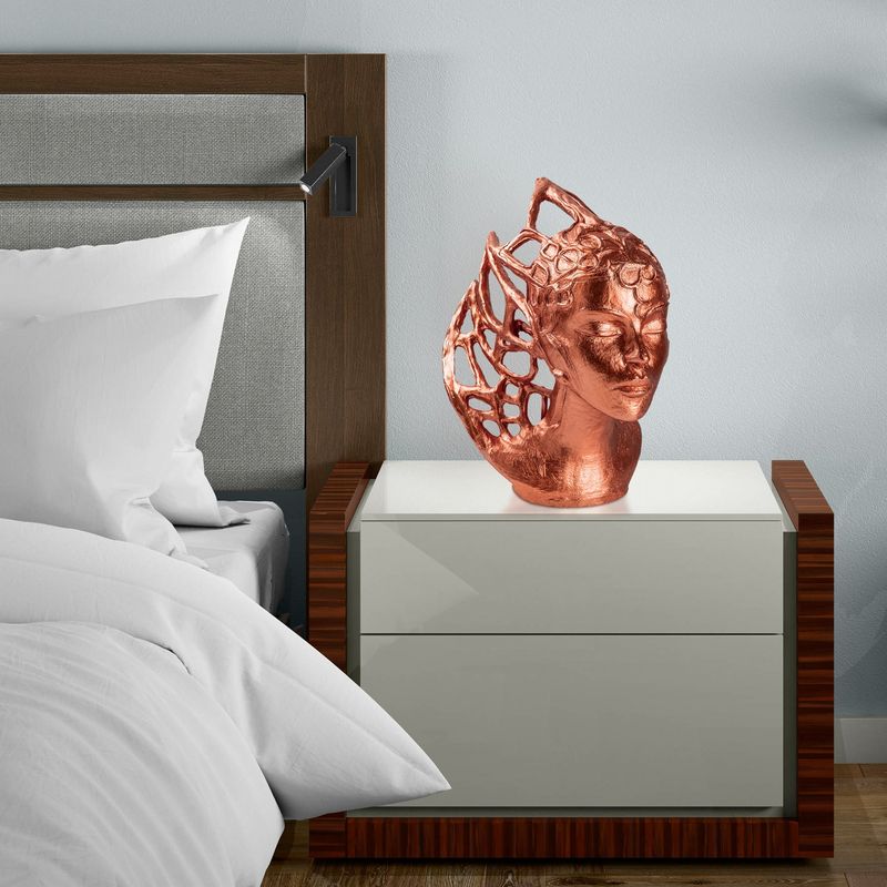 Casa si Gradina - Decoratiuni - Obiecte decorative - Accesorii decorative - Obiect decorativ Aberto Design, 100% poliester, 24 x 32 x 36 cm, cupru, 565TNL1345 - Infinity.ro