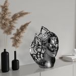 Casa si Gradina - Decoratiuni - Obiecte decorative - Accesorii decorative - Obiect decorativ Aberto Design, 100% poliester, 24 x 32 x 36 cm, negru, 565TNL1347 - Infinity.ro