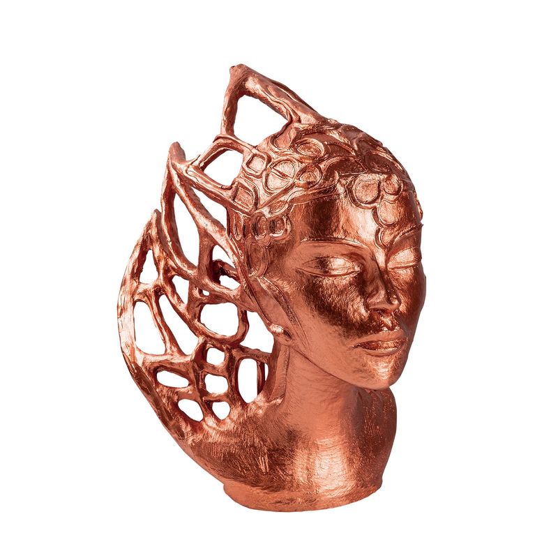 Casa si Gradina - Decoratiuni - Obiecte decorative - Accesorii decorative - Obiect decorativ Aberto Design, 100% poliester, 24 x 32 x 36 cm, cupru, 565TNL1345 - Infinity.ro