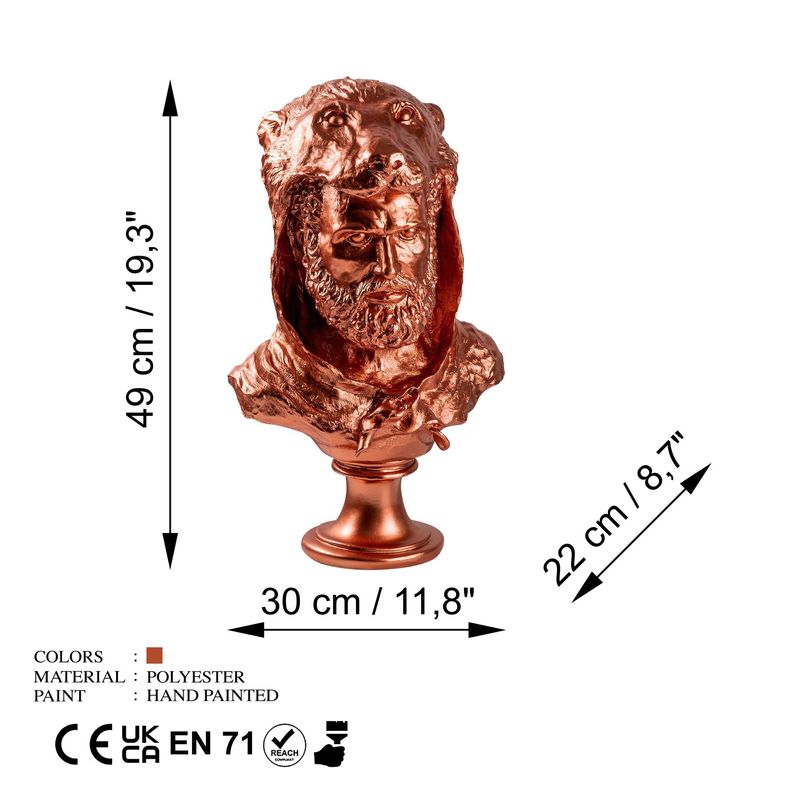 Casa si Gradina - Decoratiuni - Obiecte decorative - Accesorii decorative - Obiect decorativ Aberto Design, 100% poliester, 30 x 22 x 49 cm, cupru, 565TNL1361 - Infinity.ro