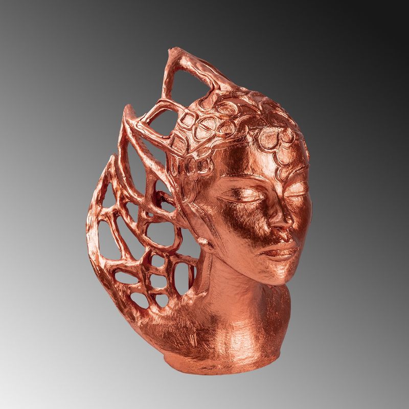 Casa si Gradina - Decoratiuni - Obiecte decorative - Accesorii decorative - Obiect decorativ Aberto Design, 100% poliester, 24 x 32 x 36 cm, cupru, 565TNL1345 - Infinity.ro