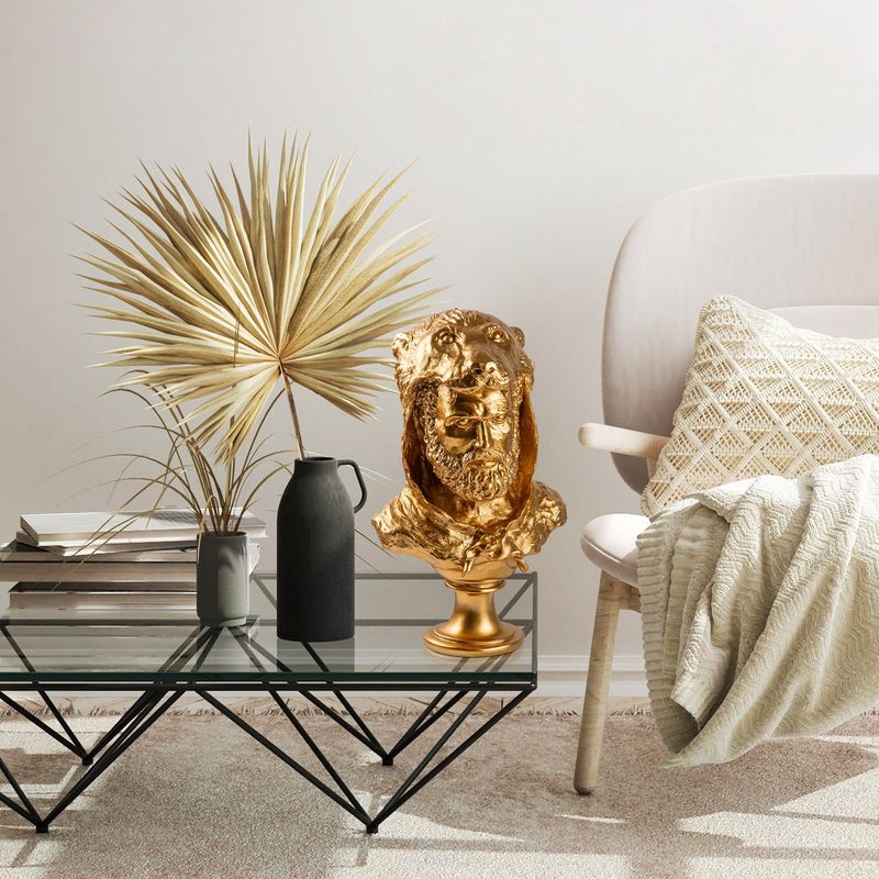 Casa si Gradina - Decoratiuni - Obiecte decorative - Accesorii decorative - Obiect decorativ Aberto Design, 100% poliester, 30 x 22 x 49 cm, auriu, 565TNL1360 - Infinity.ro