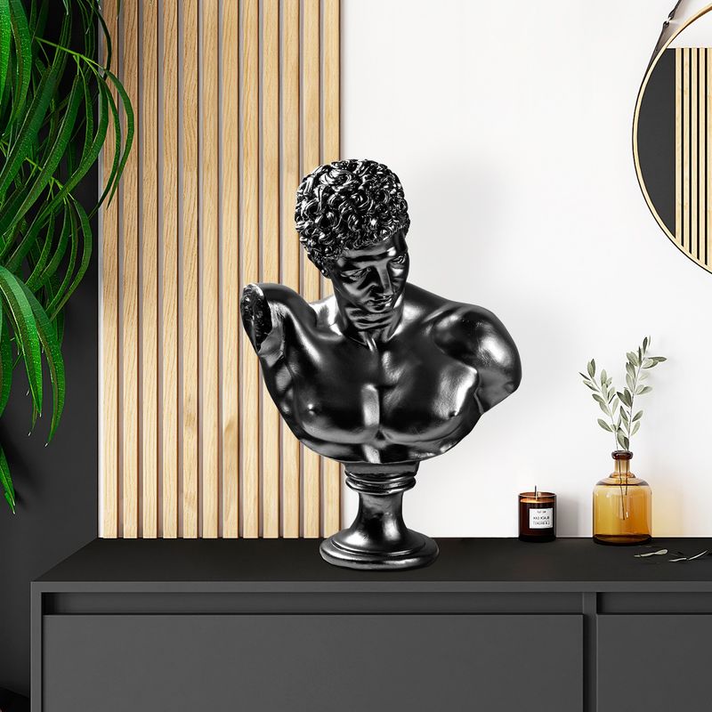 Casa si Gradina - Decoratiuni - Obiecte decorative - Accesorii decorative - Obiect decorativ Aberto Design, 100% poliester, 34 x 24 x 50 cm, negru, 565TNL1371 - Infinity.ro