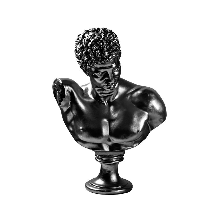 Casa si Gradina - Decoratiuni - Obiecte decorative - Accesorii decorative - Obiect decorativ Aberto Design, 100% poliester, 34 x 24 x 50 cm, negru, 565TNL1371 - Infinity.ro