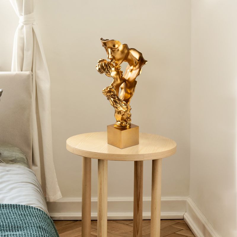 Casa si Gradina - Decoratiuni - Obiecte decorative - Accesorii decorative - Obiect decorativ Aberto Design, 100% poliester, 30 x 25 x 62 cm, auriu, 565TNL1376 - Infinity.ro