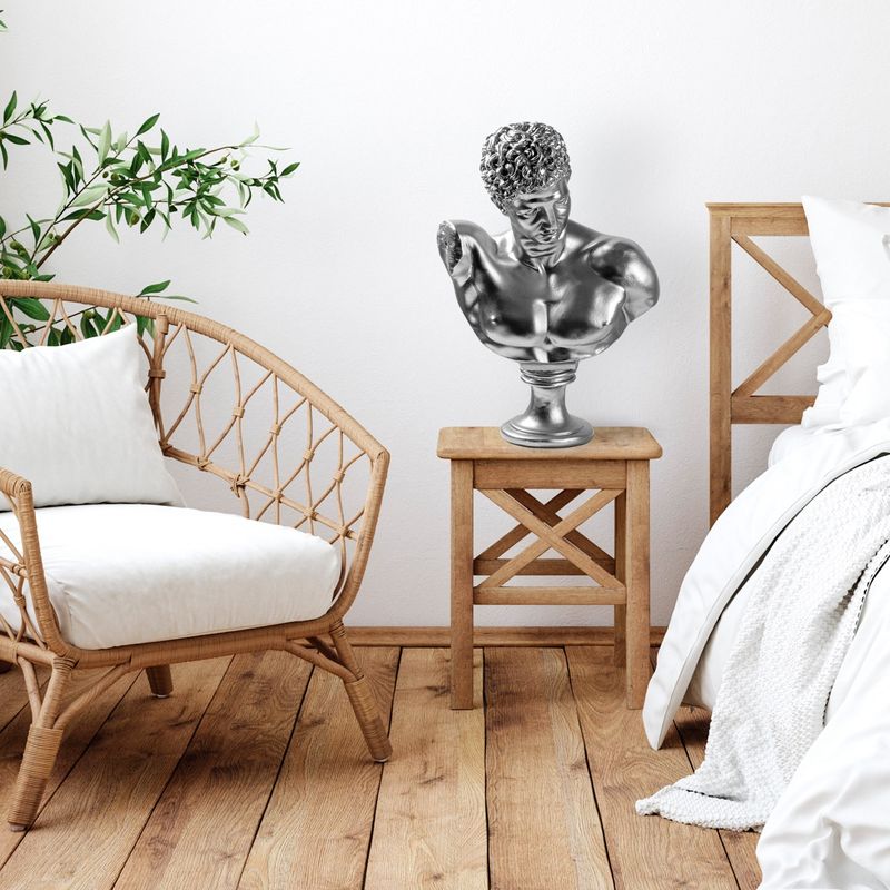 Casa si Gradina - Decoratiuni - Obiecte decorative - Accesorii decorative - Obiect decorativ Aberto Design, 100% poliester, 34 x 24 x 50 cm, argintiu, 565TNL1370 - Infinity.ro