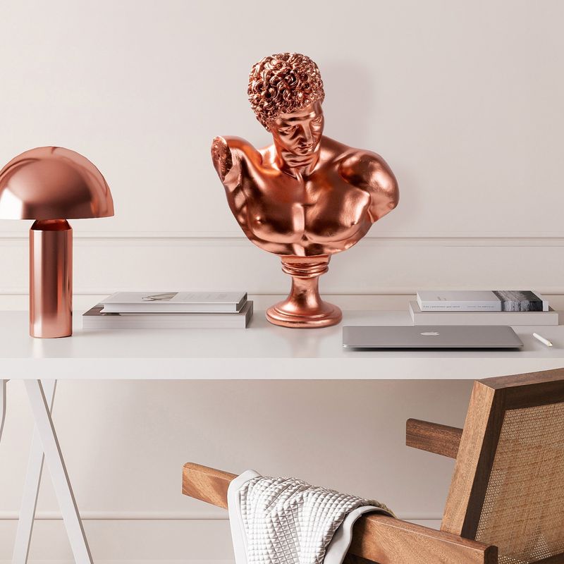 Casa si Gradina - Decoratiuni - Obiecte decorative - Accesorii decorative - Obiect decorativ Aberto Design, 100% poliester, 34 x 24 x 50 cm, cupru, 565TNL1369 - Infinity.ro