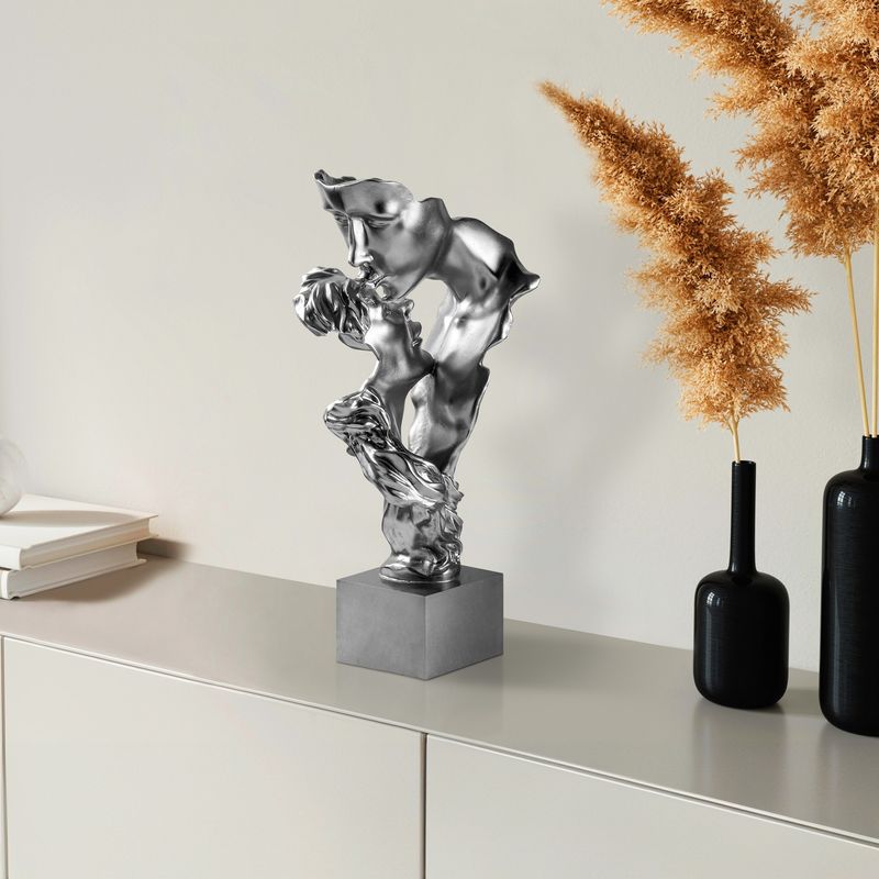 Casa si Gradina - Decoratiuni - Obiecte decorative - Accesorii decorative - Obiect decorativ Aberto Design, 100% poliester, 30 x 25 x 62 cm, argintiu, 565TNL1378 - Infinity.ro