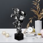 Casa si Gradina - Decoratiuni - Obiecte decorative - Accesorii decorative - Obiect decorativ Aberto Design, 100% poliester, 30 x 25 x 62 cm, negru, 565TNL1379 - Infinity.ro