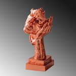 Casa si Gradina - Decoratiuni - Obiecte decorative - Accesorii decorative - Obiect decorativ Aberto Design, 100% poliester, 16 x 14 x 33 cm, cupru, 565TNL1321 - Infinity.ro