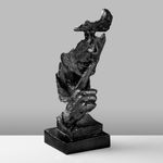 Casa si Gradina - Decoratiuni - Obiecte decorative - Accesorii decorative - Obiect decorativ Aberto Design, 100% poliester, 15 x 15 x 32 cm, negru, 565TNL1327 - Infinity.ro