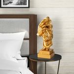 Casa si Gradina - Decoratiuni - Obiecte decorative - Accesorii decorative - Obiect decorativ Aberto Design, 100% poliester, 14 x 11 x 33 cm, auriu, 565TNL1328 - Infinity.ro