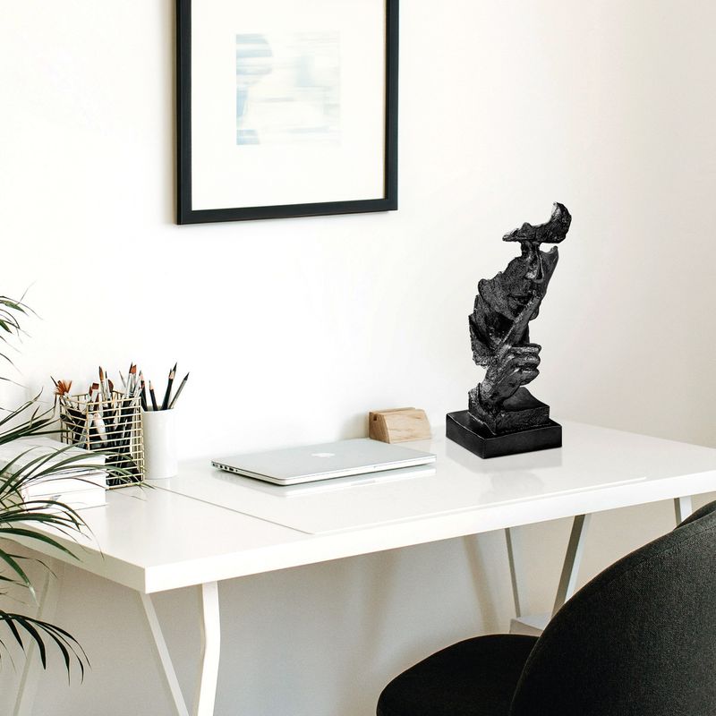 Casa si Gradina - Decoratiuni - Obiecte decorative - Accesorii decorative - Obiect decorativ Aberto Design, 100% poliester, 15 x 15 x 32 cm, negru, 565TNL1327 - Infinity.ro