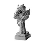 Casa si Gradina - Decoratiuni - Obiecte decorative - Accesorii decorative - Obiect decorativ Aberto Design, 100% poliester, 16 x 14 x 33 cm, argintiu, 565TNL1322 - Infinity.ro