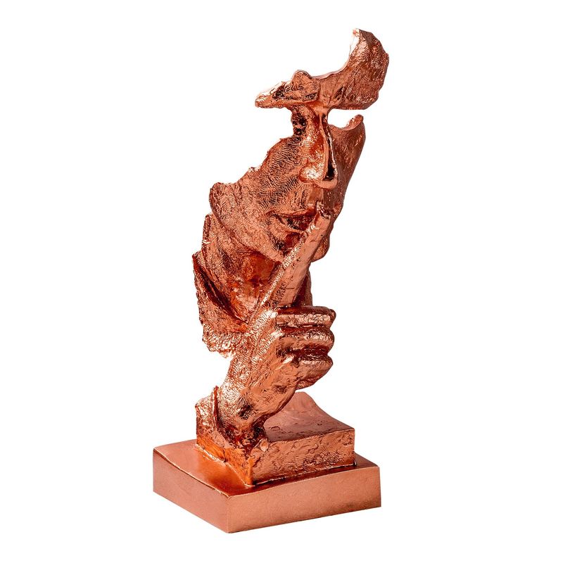 Casa si Gradina - Decoratiuni - Obiecte decorative - Accesorii decorative - Obiect decorativ Aberto Design, 100% poliester, 15 x 15 x 32 cm, cupru, 565TNL1325 - Infinity.ro