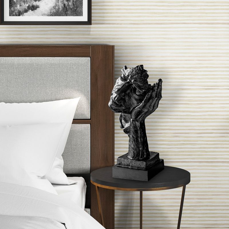 Casa si Gradina - Decoratiuni - Obiecte decorative - Accesorii decorative - Obiect decorativ Aberto Design, 100% poliester, 16 x 14 x 33 cm, negru, 565TNL1323 - Infinity.ro